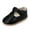 Black, variant on Yoyauz Baby Girl Mary Jane Shoes Anti Slip Rubber Sole Ballet Slippers Princess Dress Wedding Shoes Newborn Kids Shoes Toddler Shoes（0-12 Month）
