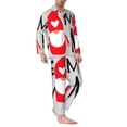 thumbnail image 2 of Salouo Gnome Home With A Cute Gnome Print Button-Front Long Sleeve Pajama Set for Men, Soft 2Pjs Men's Long Sleeve Sleepwear-Large, 2 of 7