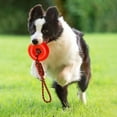 thumbnail image 4 of bestolf Spiked Ring Dog Chew Toy for Interactive Squeaky Spiky Ring with Rope Dog Training Fetch Toy for Small Medium Large Dogs, 4 of 11