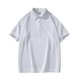 thumbnail image 1 of pstuiky camisetas de hombre, Camiseta holgada con cuello de listones para hombre Blusa holgada con cuello en V camisetas de hombre m, 1 of 8