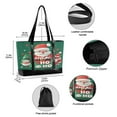 thumbnail image 2 of FORMRS Canvas Laptop Tote Bag for Women with 15.6" Computer Compartments Shoulder Handbag, Cute Christmas Pattern, 2 of 7