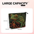 thumbnail image 5 of Makeup Bag Small Cosmetic Bags for Women Travel Toiletry Bag Zipper Pouch Purse Organizer Pouches, Frog Green, 5 of 7