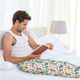 thumbnail image 5 of Bixox Men's Summer Dinosaur Patterned Pajama Pants with Pockets Lounge Clothes for Home, 5 of 5