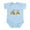 Sky Blue, variant on CafePress - Let's Just Taco 'Bout It Infant Bodysuit - Baby Light Bodysuit, Size Newborn - 24 Months