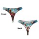 thumbnail image 3 of Balery Beautiful Red Train Hot Air Balloon Tangas de Algodón para Mujer con Estampado – Ropa Interior Sexy, Transpirable, G-string-X-Large, 3 of 6