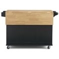 thumbnail image 2 of Pemberly Row Chariot de Cuisine Moderne / Contemporain en Bois Noir, 2 of 44