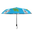 thumbnail image 2 of ALAZA Koala Leaves UPF 50+ Compact Folding Umbrella for Rain Travel Umbrella Packable, 2 of 8