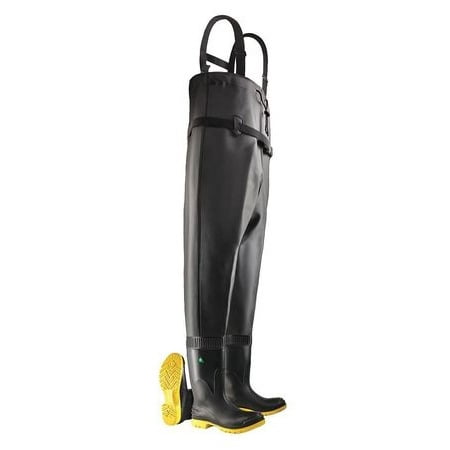 

Dunlop Protective Footwear Chest Waders Men s 9 Blk/Yl PR (868-8686700.09)