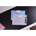 thumbnail image 6 of 12 Pack Folders Plastic Envelopes, Clear Plastic File Folder for Document, Letter A4 Size Poly File Envelopes with Label Pocket, Snap Button for Home Work Office Organizer, 5 Colors, 6 of 9