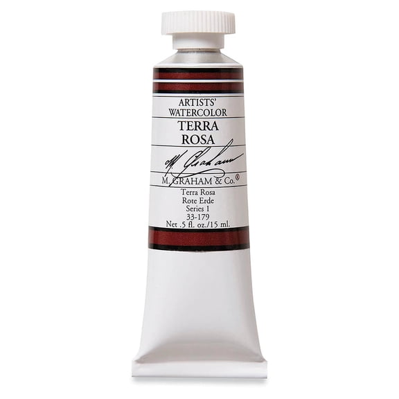 M. Graham Artists' Watercolor - Terra Rosa, 15 ml Tube