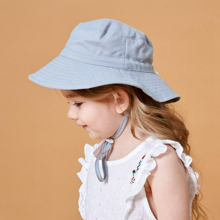 SILVERCELL Baby Girl Sun Hats Summer Baby Hats UPF 50+Toddler Sun Hat  Infant with Wide Brim Bucket Hat 6M-8T 