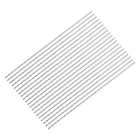 

Uxcell 20Pack 0.9mm Mini Micro Twist Drill Bits High-Speed Steel Extra Long Drill Bit 100mm