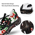 thumbnail image 7 of Red Flower Walking Shoes for Men Woman Lightweight Tennis Fashion Elastic Sports Shoes Cushion Basketball Shoes, 7 of 7