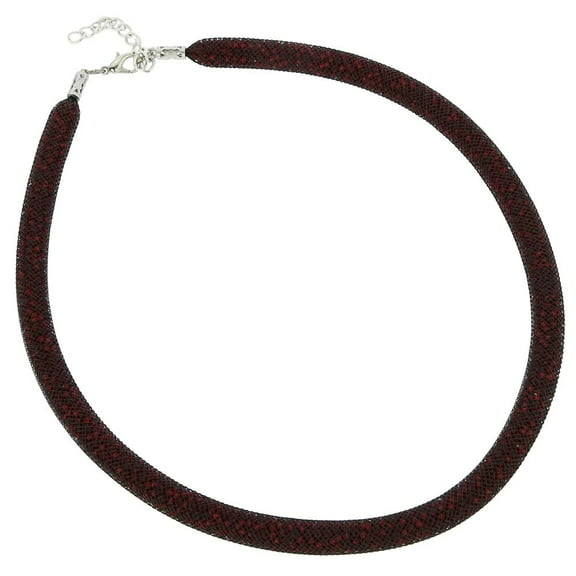 GlassOfVenice Murano Glass Necklace Eleganza - Burgundy