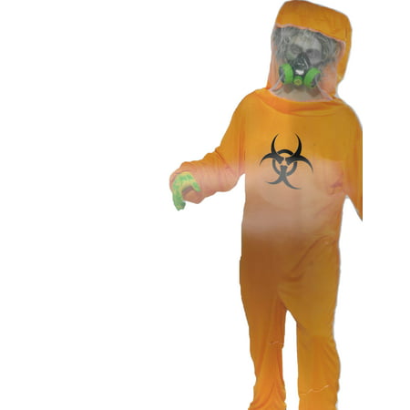 Forum Halloween Cosplay Biohazard Suit Adult Costume, Orange, One