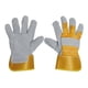 thumbnail image 1 of Guantes Unitalla Carnaza Y Loneta, Gris Y Amarillo Surtek 13 SURTEK 137389, 1 of 2