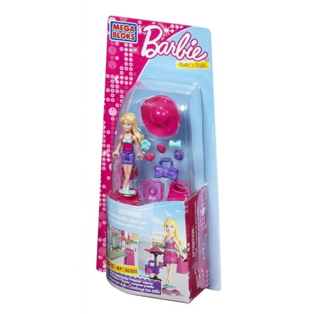 Mega Bloks Barbie Shop 'n Style Barbie Play Set