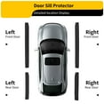 thumbnail image 6 of Door Sill Protector for 2022-2025 Nissan Pathfinder Side Step Protector Side Edge Step Guard Car Door Dust Shield Cover 2024 Pathfinder Exterior Accessories, 6 of 7