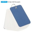 thumbnail image 3 of 10pcs Flash Card with Ring, 3.5x2" Flash Card Blank 100 Sheets Each White Blank Index Cards Small Note Cards for Studying Memory Learning, Dark Blue, 3 of 6