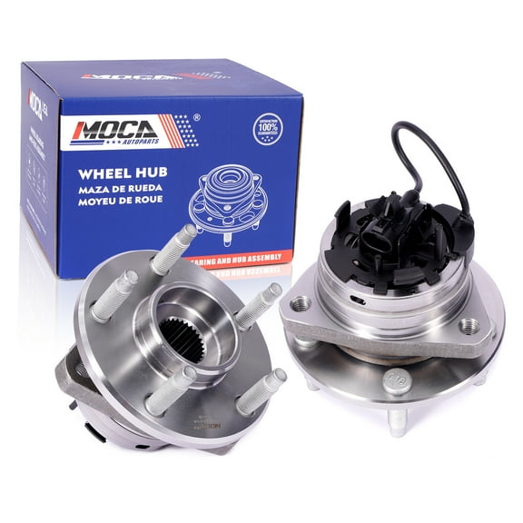 MOCA AUTOPARTS 513214 2x Front Wheel Hub Bearing Assembly Fit for 2004-2012 Chevrolet Malibu & 2005-2010 Pontiac G6 & 2007-2009 Saturn Aura