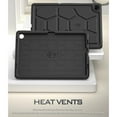 thumbnail image 3 of Poetic TurtleSkin Case Designed for Samsung Galaxy Tab A9 Plus Case 11 Inch 2023, Heavy Duty Shockproof Rugged Kids Friendly Drop Protection Silicone Cover Case, Black, 3 of 4