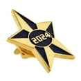thumbnail image 2 of PinMart 2024Star Button Pin, Blue and Gold, 2 of 3