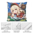 thumbnail image 5 of Genshin Impact Pillow Case Soft Pillow Cover Pillowcase Decorative Cushion Cover Home Decor 12 "x12 ", 5 of 8