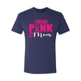 thumbnail image 2 of I Wear Pink for My Mom Survivor Awareness Mens Premium Tri Blend T-Shirt, Vintage Navy, Medium, 2 of 3