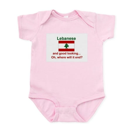 

CafePress - Good Looking Lebanese Infant Bodysuit - Baby Light Bodysuit Size Newborn - 24 Months