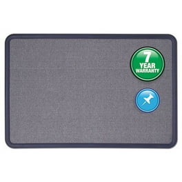 Contour Fabric Bulletin Board, 48 x 36, Light Blue Surface, Navy Blue Plastic Frame Contour Fabric Bulletin Board, 48 x 36, Light Blue Surface, Navy Blue Plastic Frame