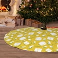 thumbnail image 6 of Lsque Tulips Flowers Print Christmas Tree Skirt, Tree Skirt with Ties or Velcro, Perfect for Holiday Decorations, Halloween, and New Year-48", 6 of 7