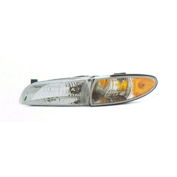 KAI New Economy Replacement Driver Side Headlight Assembly, Fits 1997-2003 Pontiac Grand Prix
