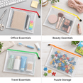 thumbnail image 2 of MRSXXNTY 24pcs Mesh Zipper Pouch Bags, A4 Zipper Bags for Organizing Storage, Waterproof Zipper Pouches, Letter Size, File Bags for Puzzle, Board Games and Office, 2 of 7