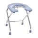 thumbnail image 3 of Taburete de inodoro en cuclillas para personas mayores, asiento de inodoro para baño con asiento esmerilado Gris 38cm Alto, 3 of 9