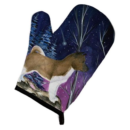 

Starry Night Akita Oven Mitt