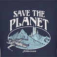 thumbnail image 2 of Junior's Star Wars: Return of the Jedi Save the Planet Graphic Tee Navy Blue 2X Large, 2 of 3