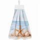 thumbnail image 1 of wonima44 Kitchen Hand Towels with Button Hanging Loops Bathroom Beach Shell Starfish Small Bath Hand Towel Soft Hanging Tie Towels Quick Dry Hand Absorbent Washcloth Dish Towels Decor 2 Pack, 1 of 1