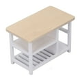 thumbnail image 1 of Mesa de Almacenamiento de Casa de Muñecas, Capas Múltiples 1:12 Mada de madera de haya Bloque de color Miniatura para decoración, 1 of 7