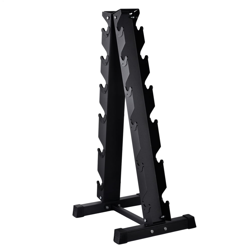 ZHAO Weight Storage Racks Heavy Duty A-Frame Dumbbell Holder Weight Stand Store 6 Pairs of Dumbbells Tree Shape Space Saver for Home Gym Workout effective
