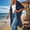 Navy, variant on Women's Kimono Swimsuit Coverups Lightweight Summer Casual Open Front Cardigans(Grey,L)