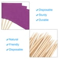 thumbnail image 4 of 100 Pcs Flag Toothpicks Cheese Markers Colored Cake Toppers Purple, 4 of 8