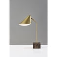 thumbnail image 3 of Adesso Hawthorne Desk Lamp, Antique Brass, Electronic, Metal Shade, 3 of 8