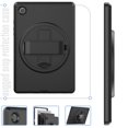 thumbnail image 7 of K-Lion Rugged Case for Samsung Galaxy Tab A8 10.5 inch X200 X205,Kids Friendly Heavy Duty Silicone Case Hand Strap Kickstand Shockproof 3-Layer Protection Cover for Samsung Galaxy Tab A8 10.5 , Black, 7 of 7