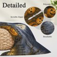 thumbnail image 3 of Halloween Body Pillow Cover,Pillowcase Protectors with Zipper,Breathable Decorative Throw Pillow Case Cover,Fall Spooky Pumpkins Cats Bats Haunted-House Rustic Pillow Shams for Couch Sofa 20x60Inch, 3 of 9
