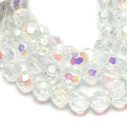 Cousin Crystal 8mm Aurora Borealis Beads, 1 Each