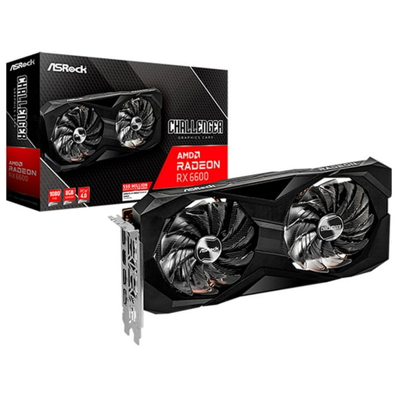 Tarjeta de Video ASROCK Radeon RX 6600 8GB DDR6 RX 6600 CLD 8G ASRock RX 6600 CLD 8G
