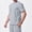 Gray, variant on Retro Vintage True Classic Tees Men Short Sleeve Pull-On Yellow Crew Neck Tops Business Casual Geometric Modern T-Shirts Khaki,L