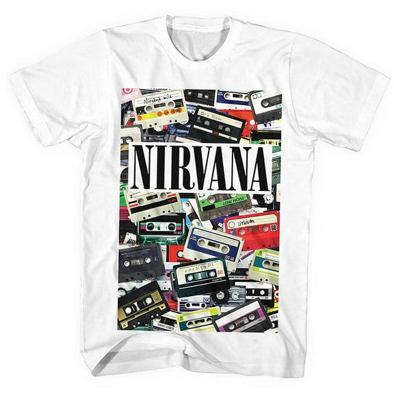Nirvana Unisex T-Shirt Cassettes (Small)
