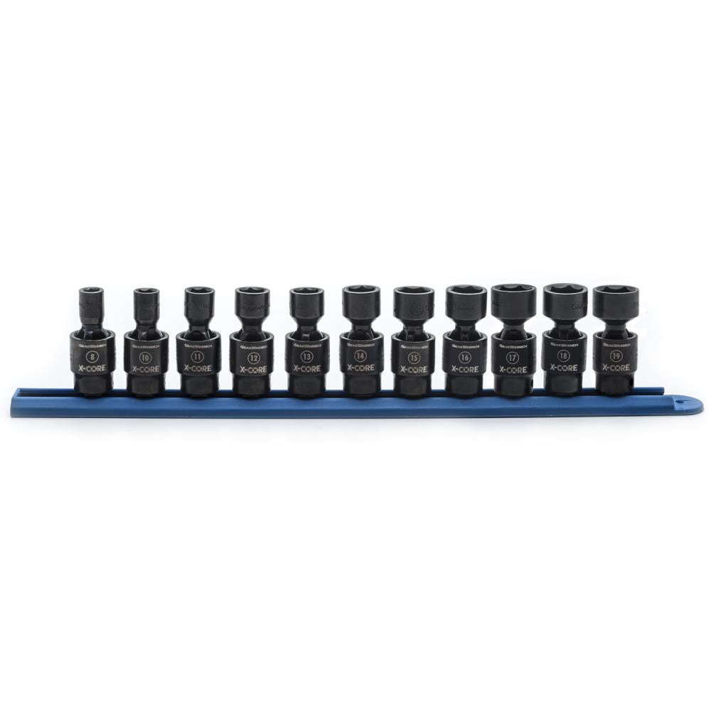 Kd Tools 84905 12 Piece 1//4/" Drive 6 Point Metric Universal Impact Socket Set