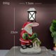 thumbnail image 3 of Estatuas de jardín alimentadas por batería Santa l aire libre/interior invierno decorativo par Cola Estatua del césped, 3 of 8